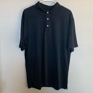 Black Polo Roundtree and Yorke Short Sleeve Large